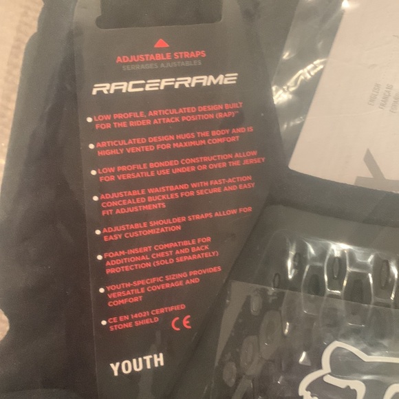 Youth fox chest protector - Picture 3 of 4